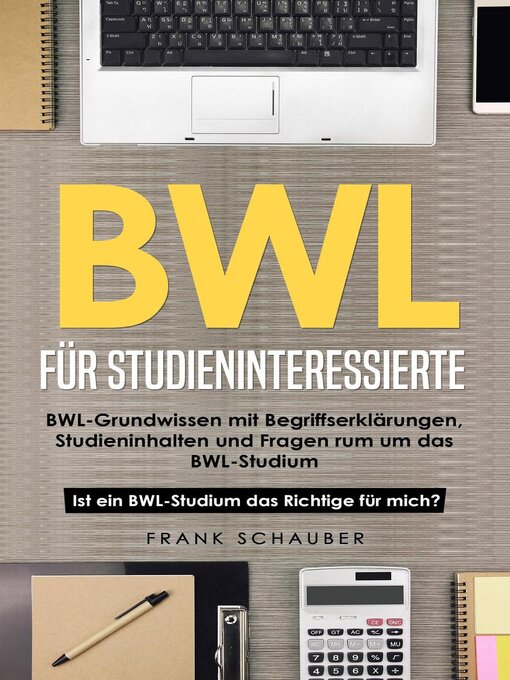 Title details for BWL für Studieninteressierte by Frank Schauber - Available